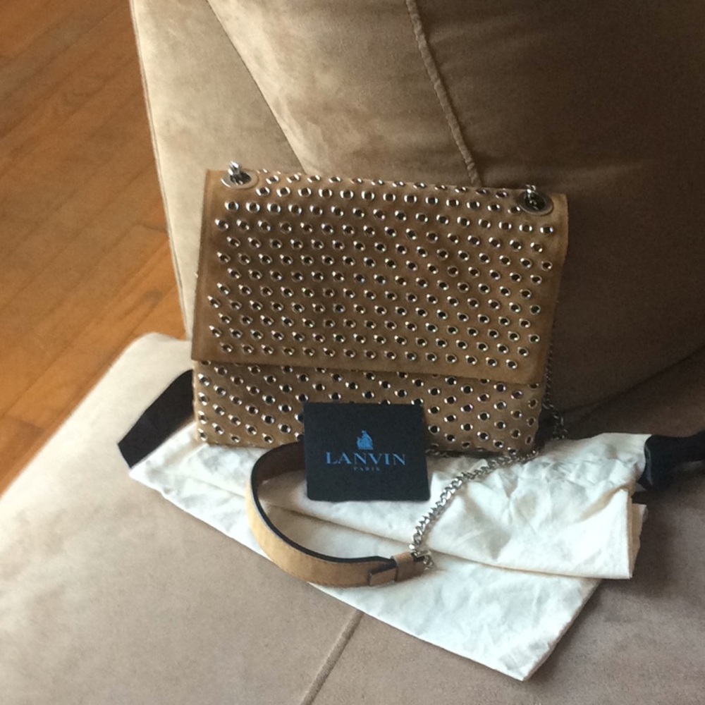 Lanvin Mini Sugar Grommeted Crossbody Bag